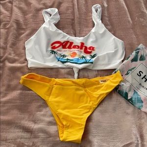 NWT Tie top bikini